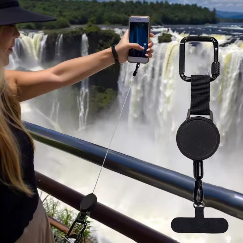 NovaGuard™ Anti-Theft Phone Tether – Retractable 60cm Security Cord & Anti-Drop Clip